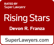 Rated By | Super Lawyers | Rising Stars | Devon R. Franza | SuperLawyers.com